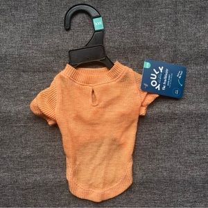Orange Dog Shirt XXS Pet Outfit